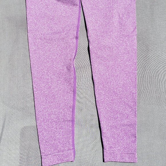 Seamless Leggings Smile Contour High Waist Workout Gym Yoga Pants Purple NWT M - Picture 6 of 7